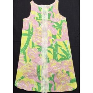 Lilly Pulitzer @Target Shift dress Sz L (10-12)  Fan Dance Print- Multicolored